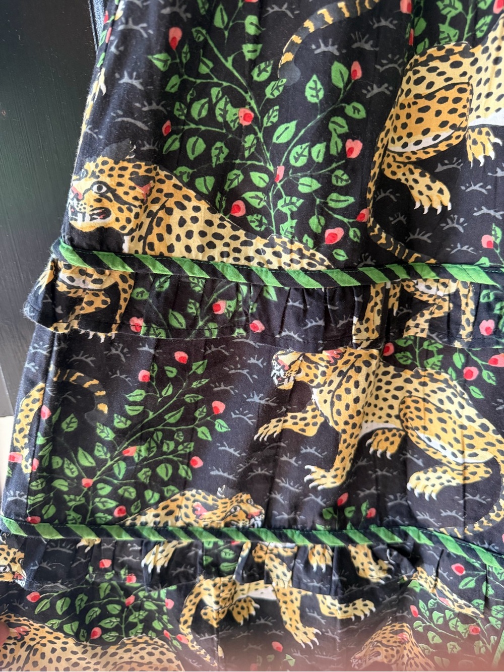Printfresh Black Ready to Ruffle Dress - Leopard Print - Picture 8 of 11